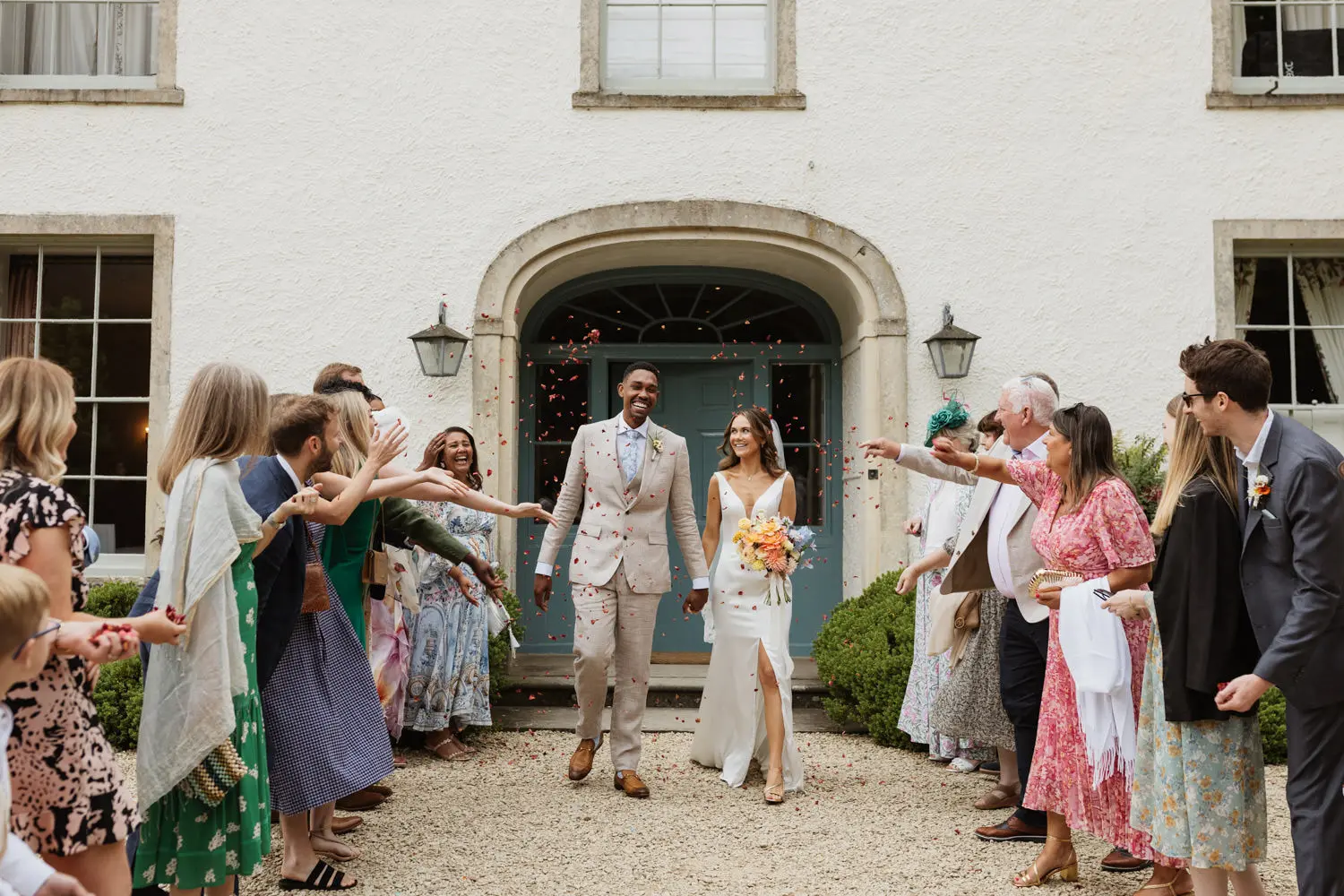 Confetti at the Matara Centre in the Cotswolds